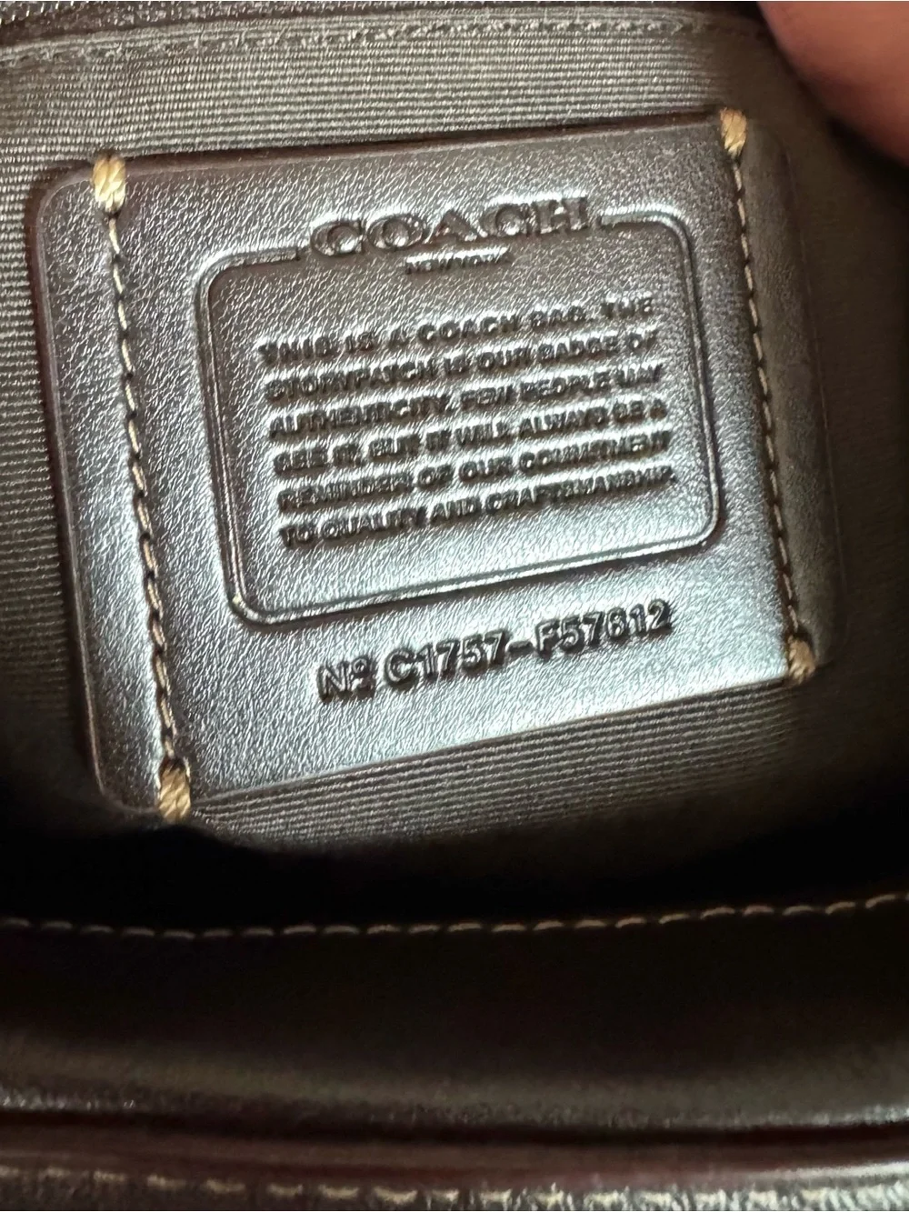 Coach signature lexy